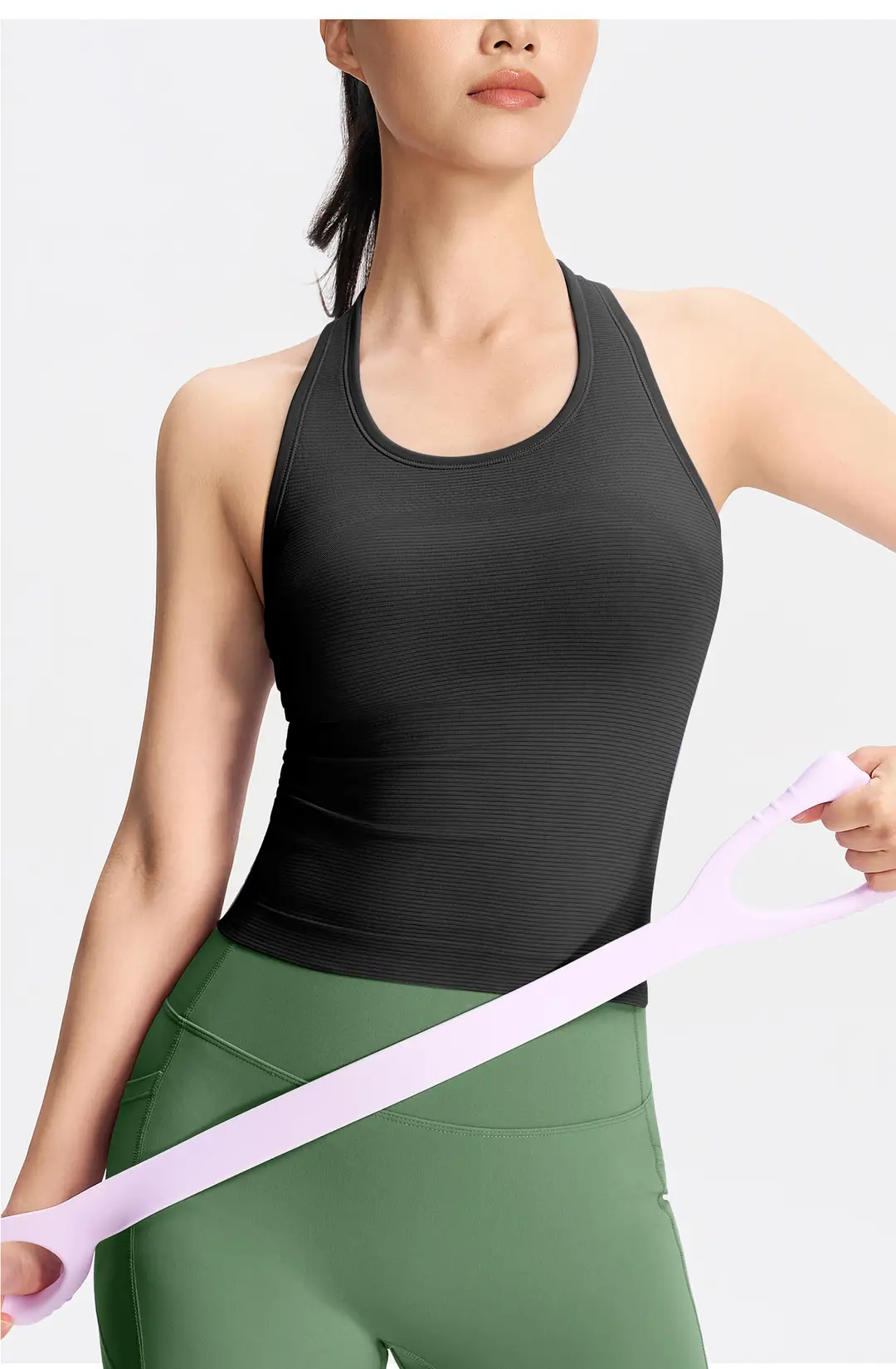 Yoga All-In-One Sports Vest, Quick-Drying, Shock-Proof, Running, Pilates Training Bra, Outer Wear, Beautiful Back Yoga Vest — feature 13