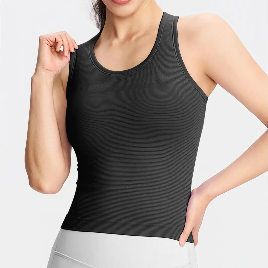 Yoga All-In-One Sports Vest, Quick-Drying, Shock-Proof, Running, Pilates Training Bra, Outer Wear, Beautiful Back Yoga Vest