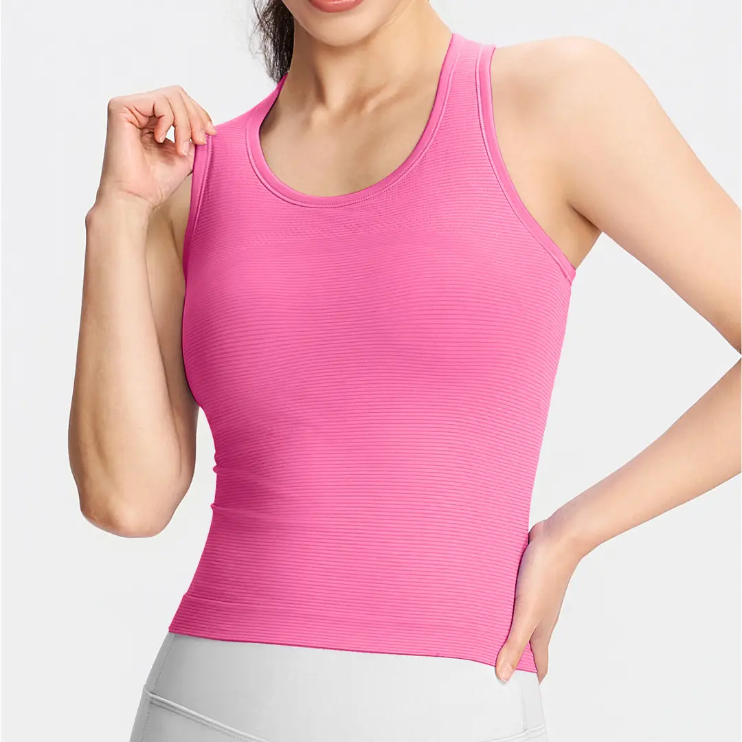 Yoga All-In-One Sports Vest, Quick-Drying, Shock-Proof, Running, Pilates Training Bra, Outer Wear, Beautiful Back Yoga Vest