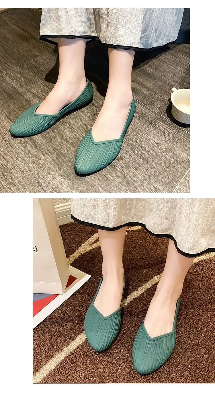 New Low-Cut Waterproof Shoes, Rain Boots for Women, Summer Adult Work Rubber Shoes, Fashionable Jelly Shoes, Non-Slip Shallow Toe-Cap Sandals — feature 11