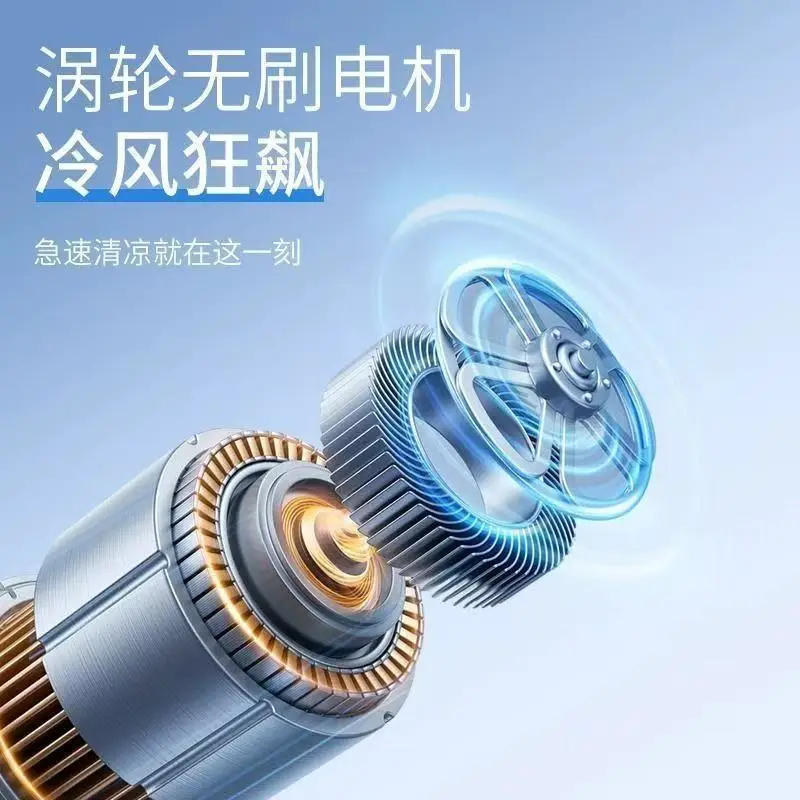 Mini Handheld Fan with Quiet Operation and Strong Cooling Wind for Outdoor Camping, Portable Mini X688