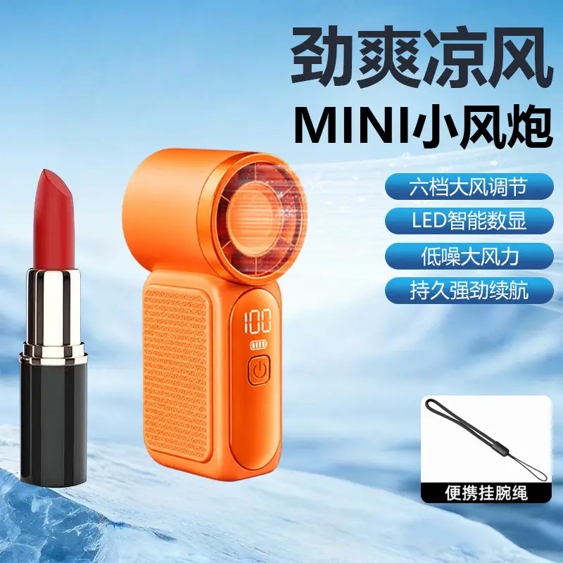 Mini Handheld Fan with Quiet Operation and Strong Cooling Wind for Outdoor Camping, Portable Mini X688