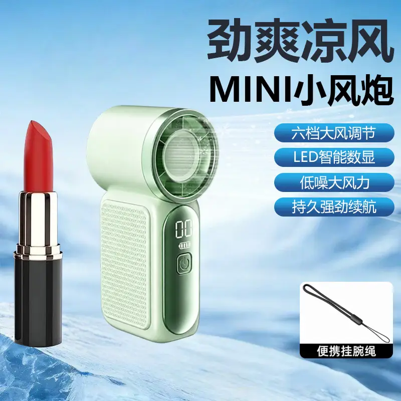 Mini Handheld Fan with Quiet Operation and Strong Cooling Wind for Outdoor Camping, Portable Mini X688
