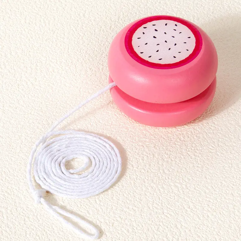 Wooden Yo-Yo for Children, Cute Animal Yo-Yo, Kindergarten Children's Gift, Educational Nostalgic Toy
