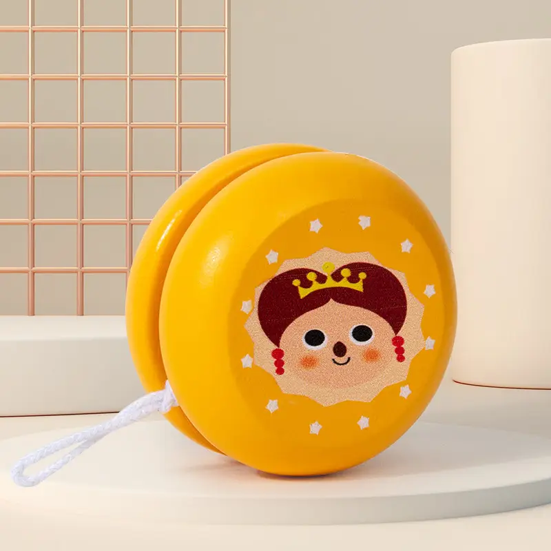 Wooden Yo-Yo for Children, Cute Animal Yo-Yo, Kindergarten Children's Gift, Educational Nostalgic Toy