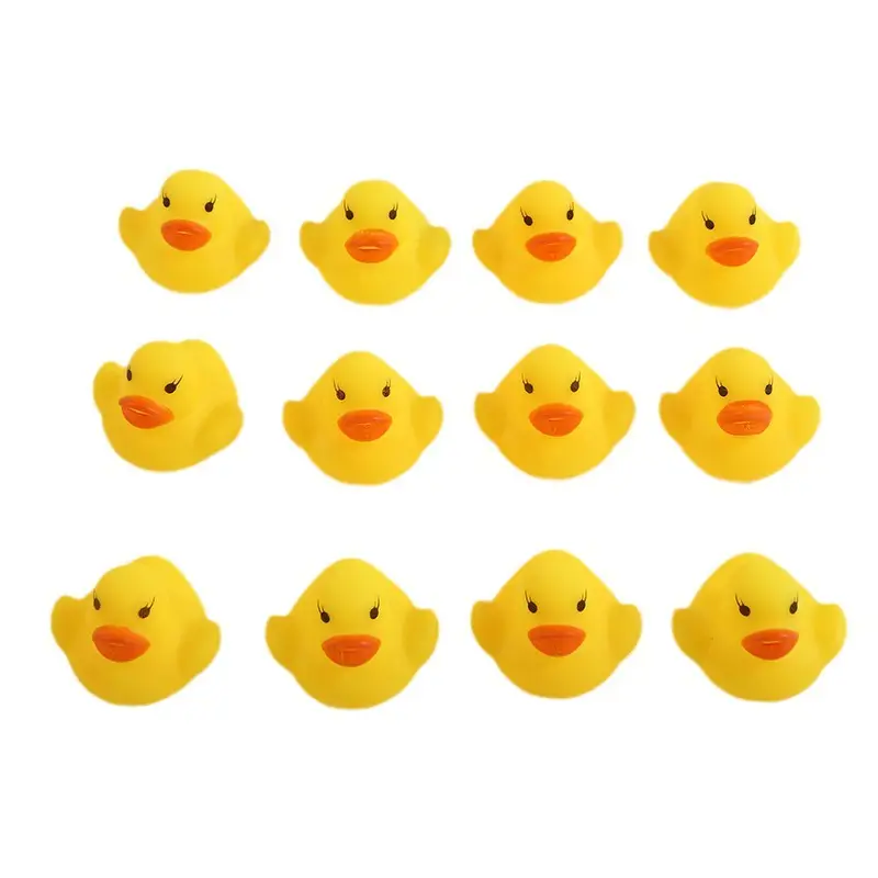 Bath and Water Play Little Yellow Duck Toy That Makes Noise, Duck Toy for Swimming Pool, Bathroom, Duck Toy for Milk Tea Shop, Small Gift
