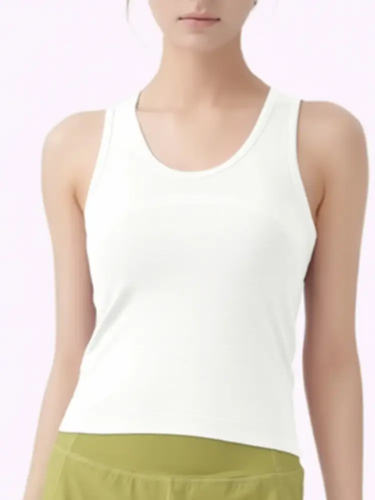 Professional All-In-One Sports Vest, Quick-Drying, Shock-Proof Running Training Bra, Outer Wear, Beautiful Back Yoga Vest for Women