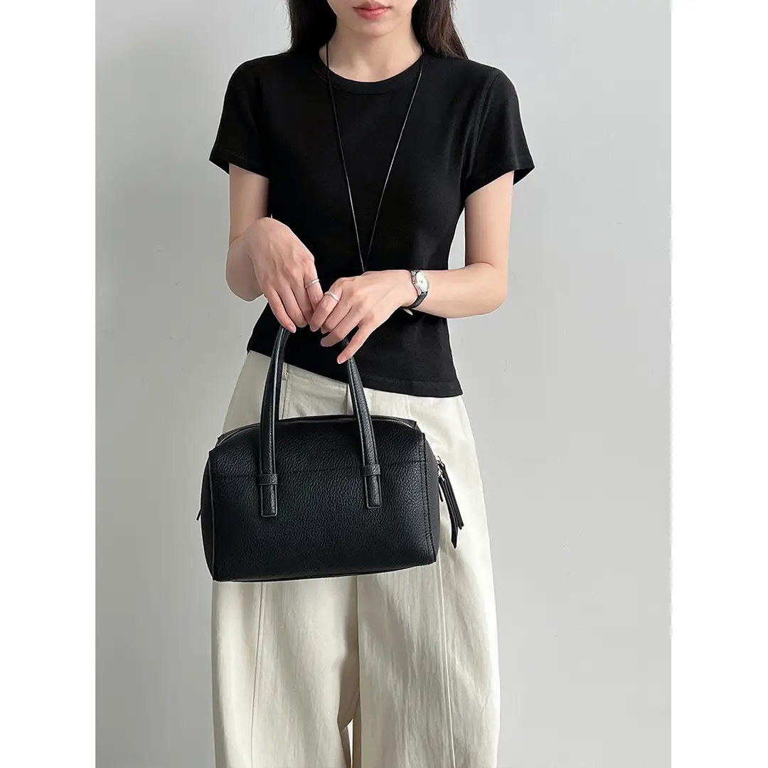 Luxi Korean-Style Slim-Fit T-Shirt for Women, Summer New Model, Slimming, Breathable, Versatile Short-Sleeve Top 21079