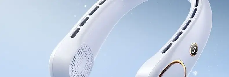 Portable Neck Fan USB Rechargeable Hands-Free Outdoor Wearable Cooling Gadget for Students with Long Battery Life — feature 15