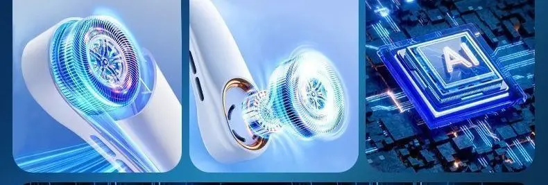 Portable Neck Fan USB Rechargeable Hands-Free Outdoor Wearable Cooling Gadget for Students with Long Battery Life — feature 41