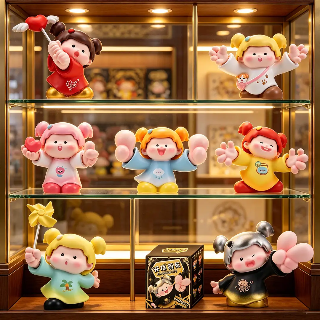 Cute Trendy Toy Blind Box Figurine Resin Crafts Birthday Gift Decoration Gift Doll