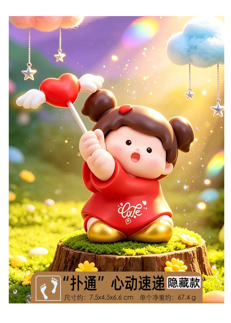 Cute Trendy Toy Blind Box Figurine Resin Crafts Birthday Gift Decoration Gift Doll — feature 12