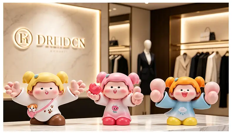 Cute Trendy Toy Blind Box Figurine Resin Crafts Birthday Gift Decoration Gift Doll — feature 16