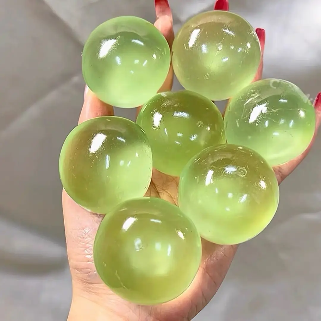 Crystal Bun Popular Cartoon Smiley Face Stress-Relief Fruit Juice Bead Ball Steamer Box Simulation Bun Squeeze Toy