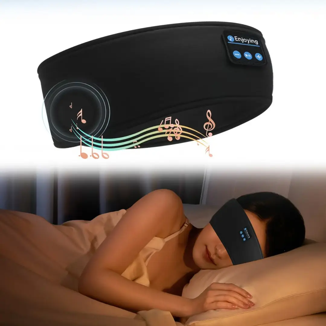 New Bluetooth Sports Headband, Yoga Headscarf, Sleep Bluetooth Headset, Eye Mask, Dual-Use Outdoor Fitness and Call Headset — feature 10