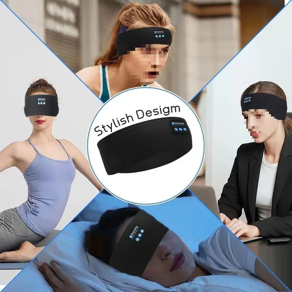 New Bluetooth Sports Headband, Yoga Headscarf, Sleep Bluetooth Headset, Eye Mask, Dual-Use Outdoor Fitness and Call Headset — feature 7