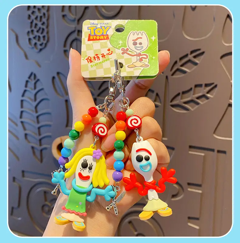 Authentic Toy Story Knife and Fork Series Keychain Cartoon Quirky Doll Bag Accessory Car Keychain — feature 12