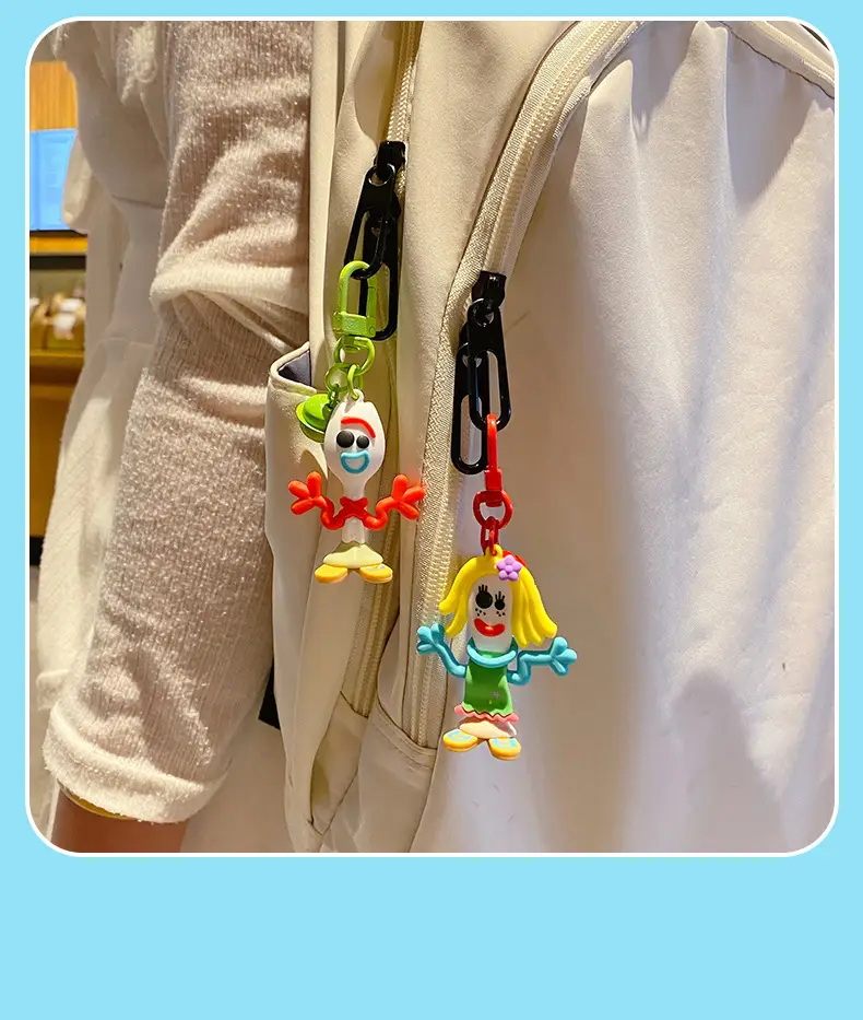 Authentic Toy Story Knife and Fork Series Keychain Cartoon Quirky Doll Bag Accessory Car Keychain — feature 15