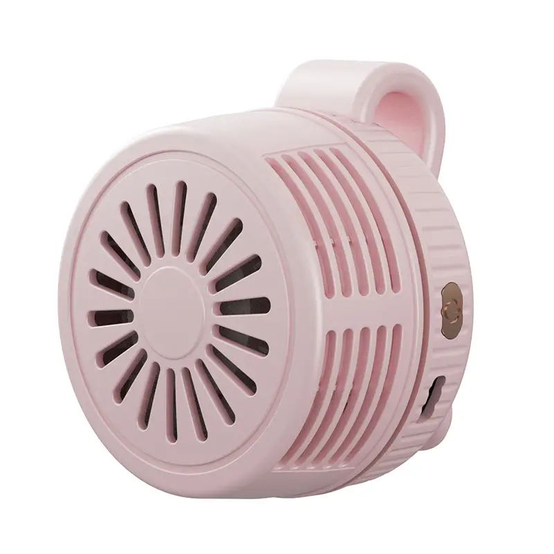 Mini Clip-On Fan USB Rechargeable Portable Multi-Blade Fan Foldable Neck-Hanging Fan