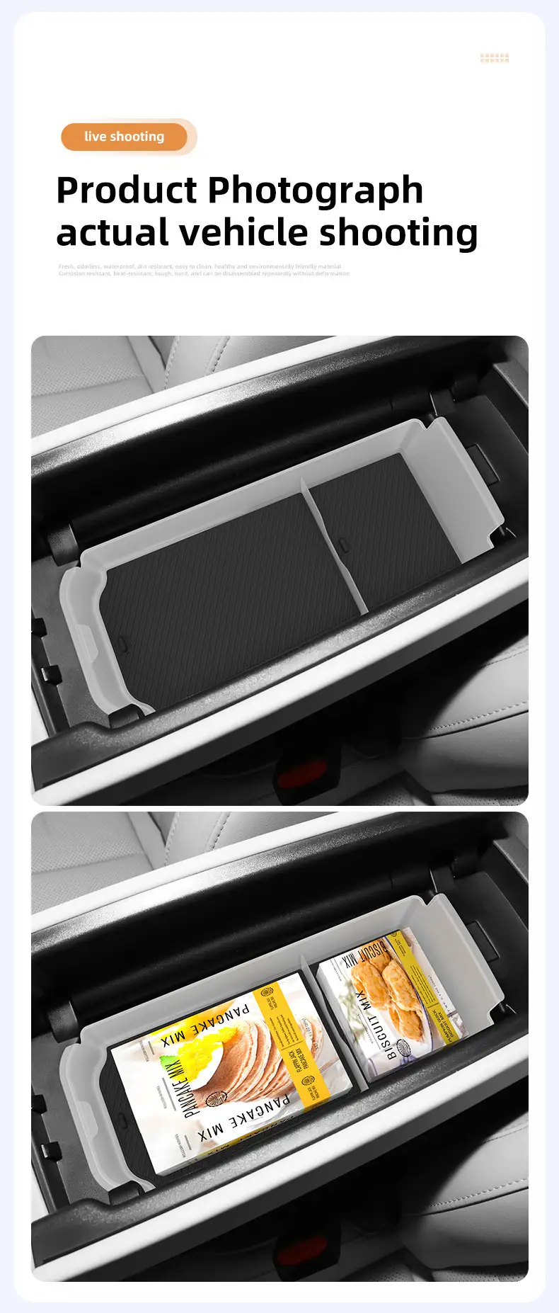 Suitable for 26 Models of Omoda C5 Armrest Box Storage Box Central Control Storage Car Accessories Modification Parts — feature 10