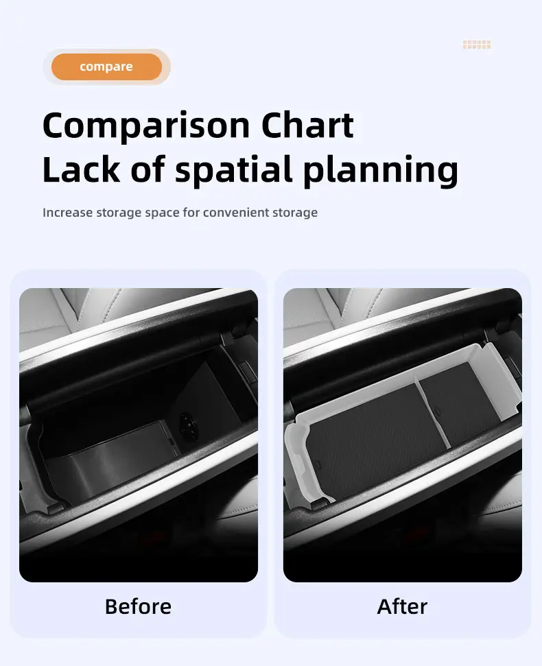 Suitable for 26 Models of Omoda C5 Armrest Box Storage Box Central Control Storage Car Accessories Modification Parts — feature 3