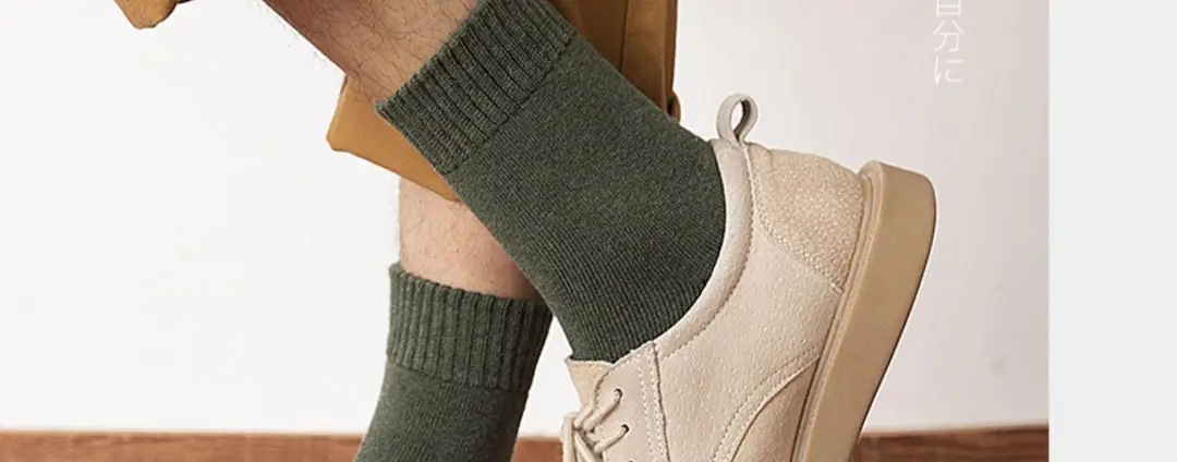 Men's Winter Socks, Thick Long Socks, Fleece-Lined, Anti-Odor, Cold-Resistant, Terry Socks, Long Thermal Socks — feature 31