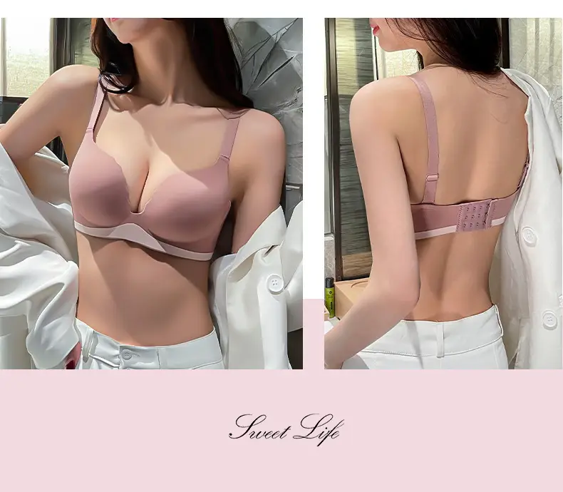 [Super Soft] One-Piece Seamless Bra for Women with Small Busts, Gathers Side Breasts, No Underwire, Comfortable Bra with No Empty Cups — feature 19