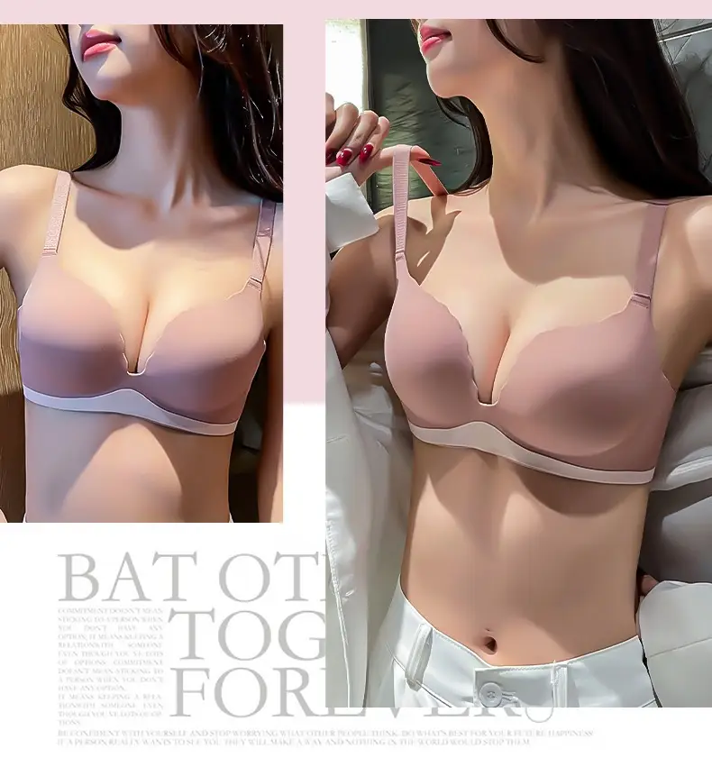 [Super Soft] One-Piece Seamless Bra for Women with Small Busts, Gathers Side Breasts, No Underwire, Comfortable Bra with No Empty Cups — feature 20