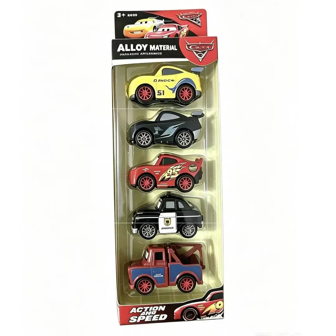 Q-Version Pull-Back Gift Box Cars 3 Lightning Mcqueen Uncle Mack 2 Alloy Car Children's Boys' Toy — feature 6