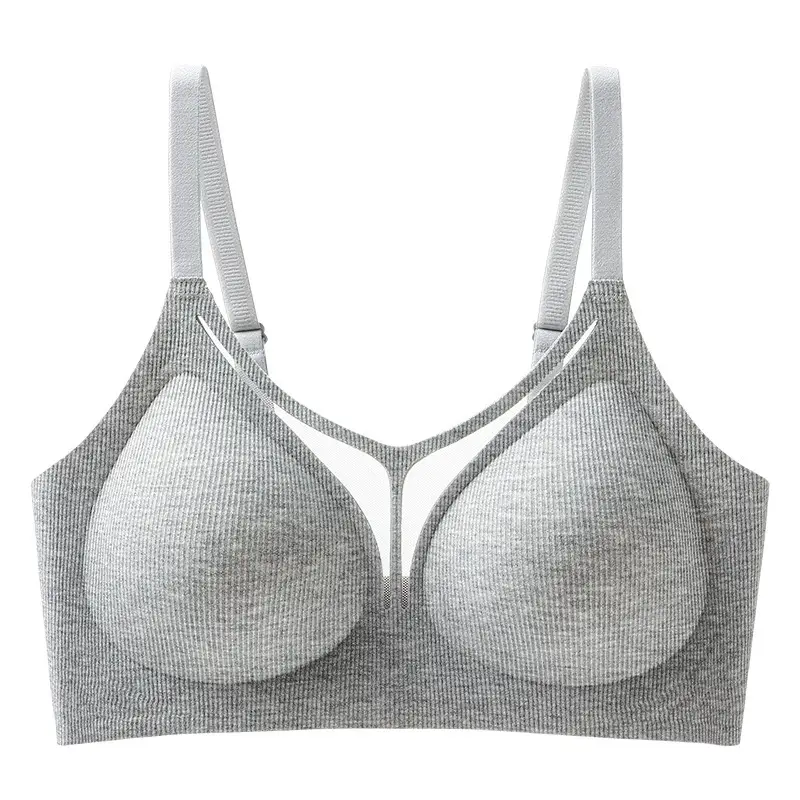 Jelly Soft Support Skin-Friendly Breathable Underwear for Women, Lift and Gather Effect, Soft Seamless Bra with Side Breast Support, Wireless Support Bra