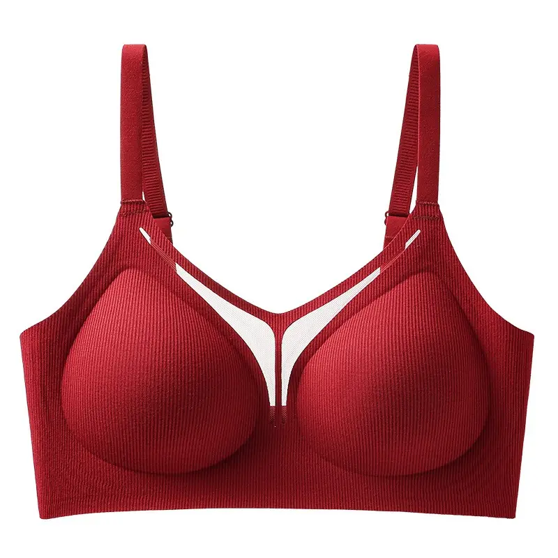 Jelly Soft Support Skin-Friendly Breathable Underwear for Women, Lift and Gather Effect, Soft Seamless Bra with Side Breast Support, Wireless Support Bra
