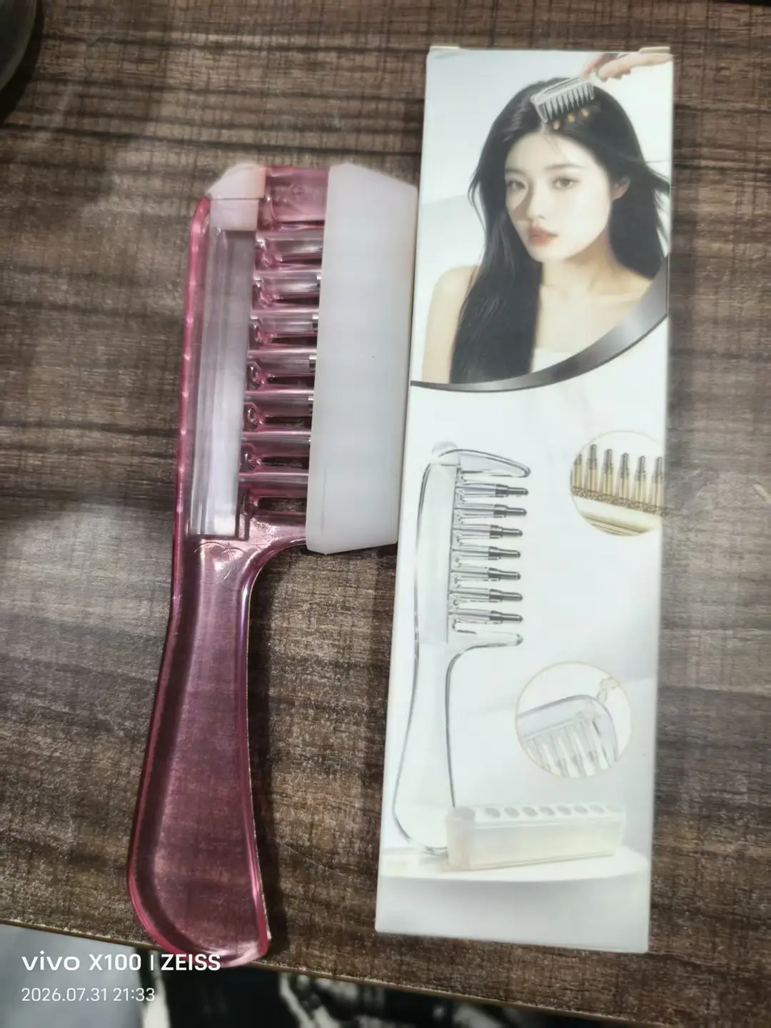 Scalp Liquid Applicator Comb, Hair Care Scalp Massage Comb, Essential Oil Applicator Comb, Hair Care Liquid Applicator, Roller Ball Applicator Comb