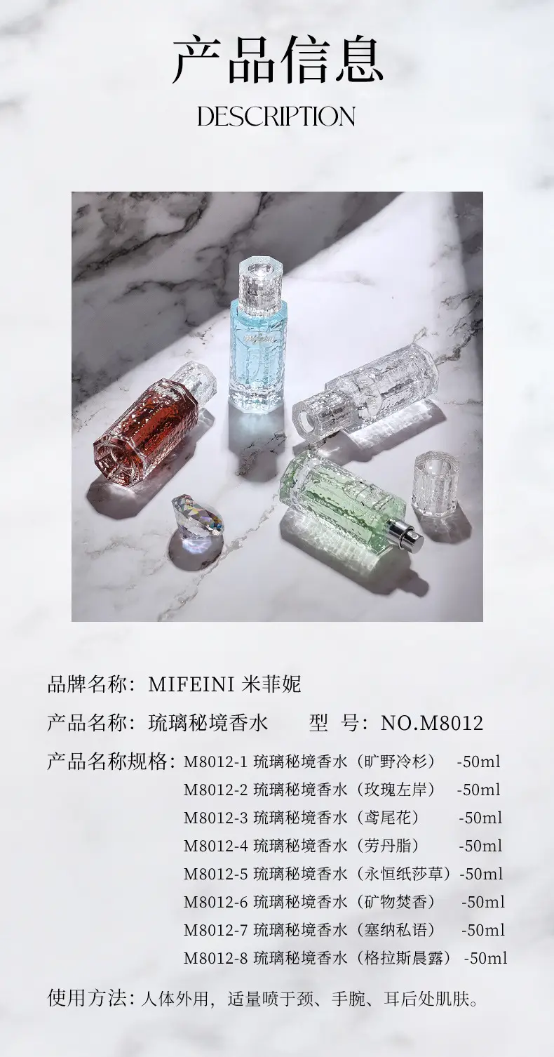 Miffini Glazed Secret Realm Perfume, Long-Lasting Floral Fragrance, Fresh and Natural, Pseudo-Body Scent, No Man's Land Women's Perfume — feature 20