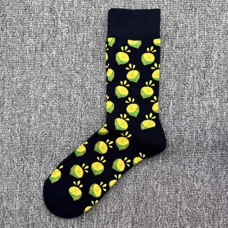 Happyscoks Socks Swedish Trendy Brand Men's Fashionable Versatile Ins Trendy Street Style Colorful Mid-Length Socks — feature 7