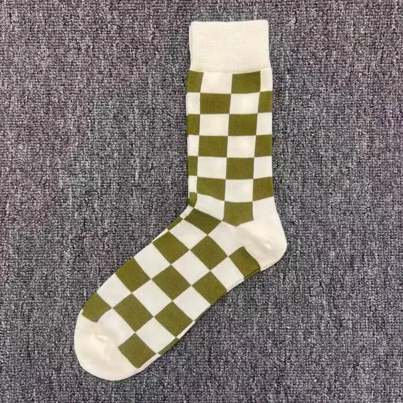 Happyscoks Socks Swedish Trendy Brand Men's Fashionable Versatile Ins Trendy Street Style Colorful Mid-Length Socks