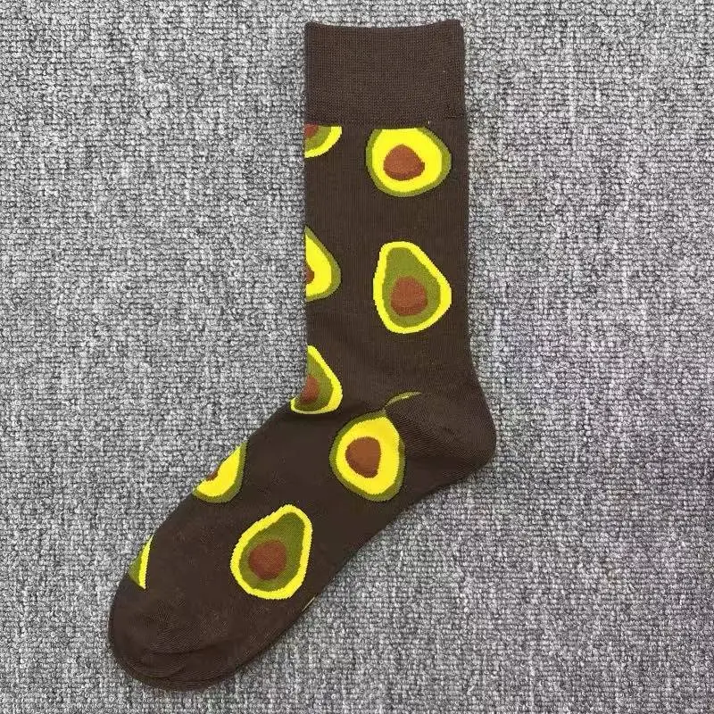 Happyscoks Socks Swedish Trendy Brand Men's Fashionable Versatile Ins Trendy Street Style Colorful Mid-Length Socks