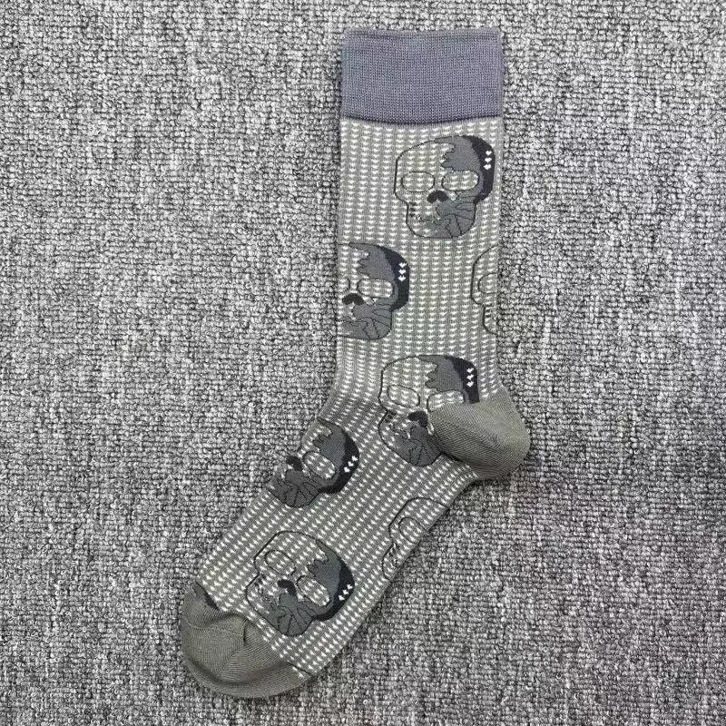 Happyscoks Socks Swedish Trendy Brand Men's Fashionable Versatile Ins Trendy Street Style Colorful Mid-Length Socks
