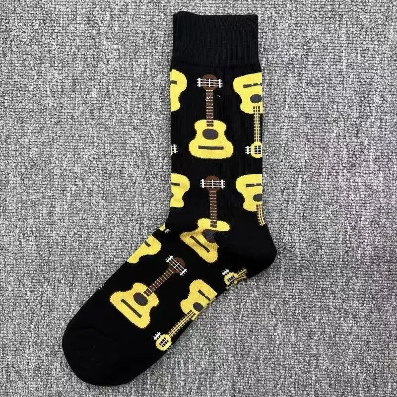 Happyscoks Socks Swedish Trendy Brand Men's Fashionable Versatile Ins Trendy Street Style Colorful Mid-Length Socks