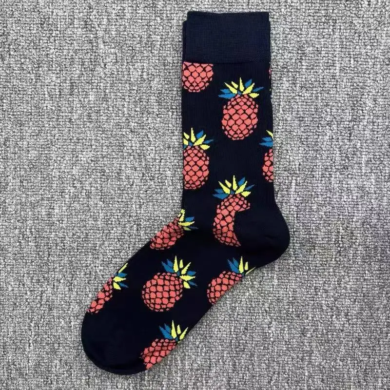 Happyscoks Socks Swedish Trendy Brand Men's Fashionable Versatile Ins Trendy Street Style Colorful Mid-Length Socks