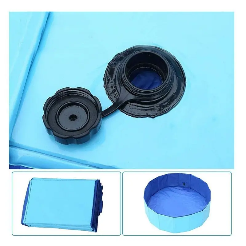 Swimming Pool Dormitory Small Ground Bathroom Shower Water Tray Foldable Pool Rectangular Inflatable Pool for Children — feature 10