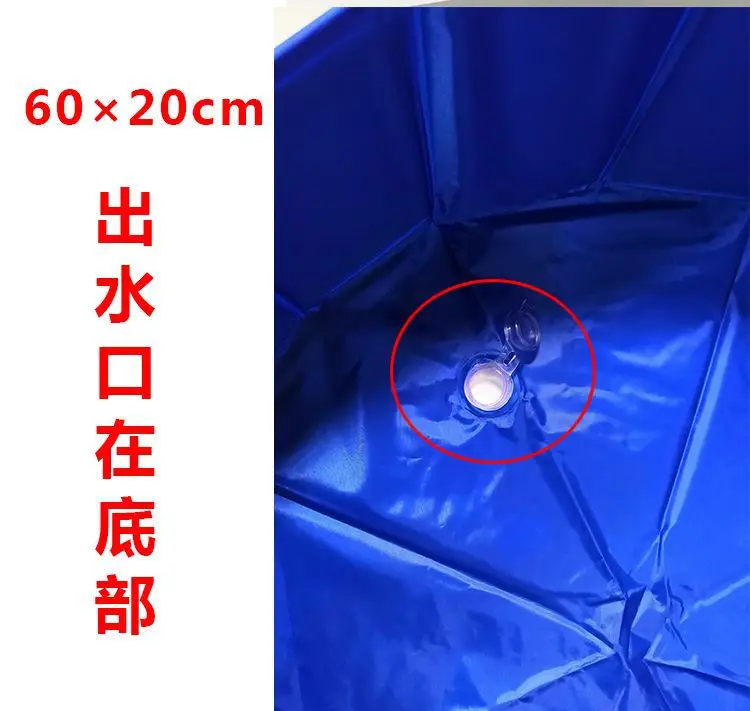 Swimming Pool Dormitory Small Ground Bathroom Shower Water Tray Foldable Pool Rectangular Inflatable Pool for Children — feature 5