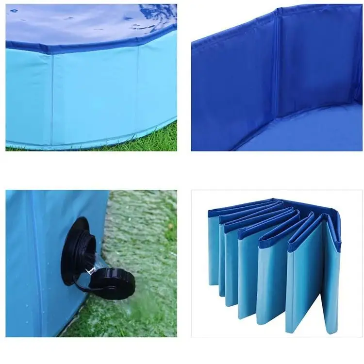 Swimming Pool Dormitory Small Ground Bathroom Shower Water Tray Foldable Pool Rectangular Inflatable Pool for Children — feature 9