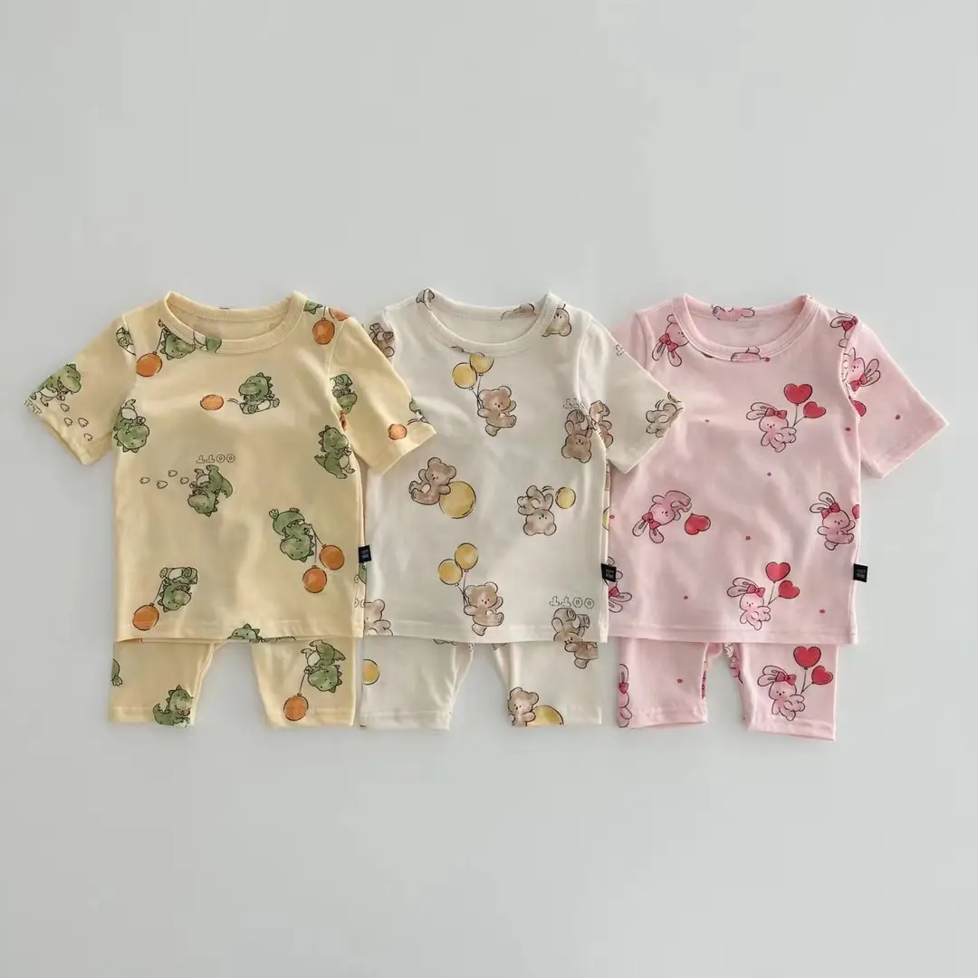 Loi Bear Comfortable Fabric Summer Two-Piece Set Special Offer Collection [No Returns or Exchanges]