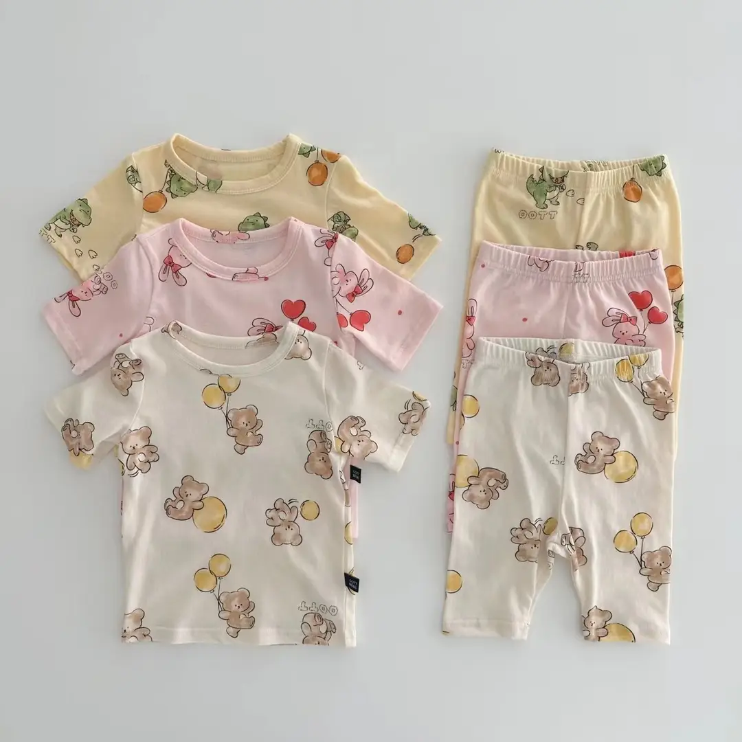 Loi Bear Comfortable Fabric Summer Two-Piece Set Special Offer Collection [No Returns or Exchanges]
