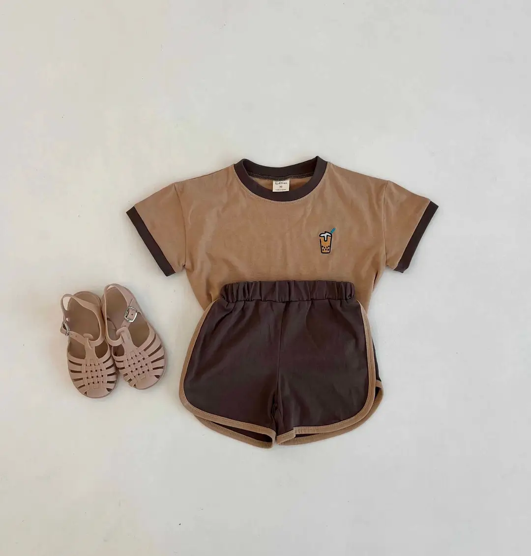 Loi Bear Comfortable Fabric Summer Two-Piece Set Special Offer Collection [No Returns or Exchanges]
