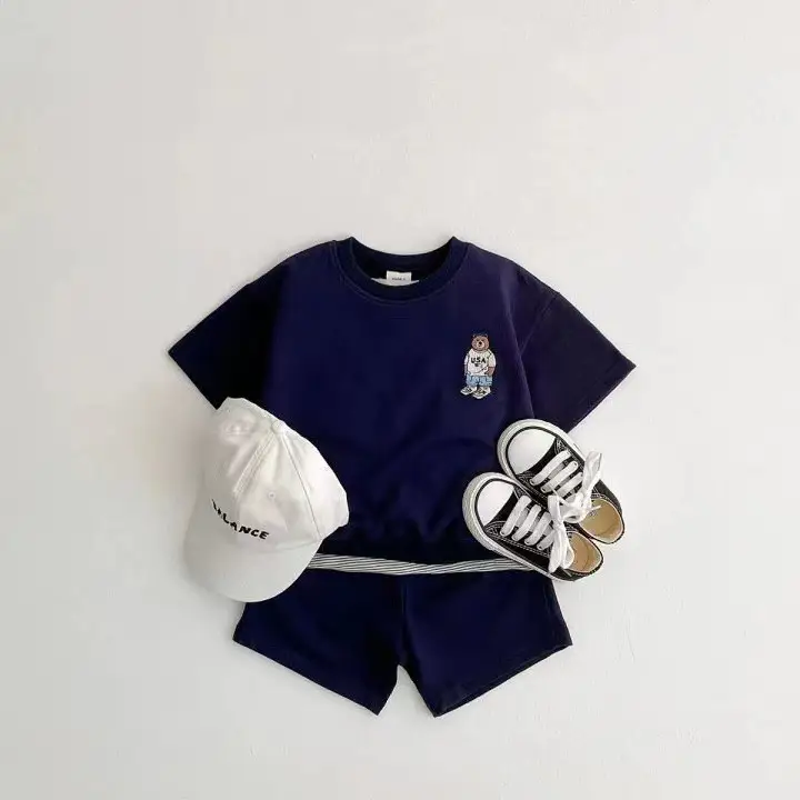 Loi Bear Comfortable Fabric Summer Two-Piece Set Special Offer Collection [No Returns or Exchanges]