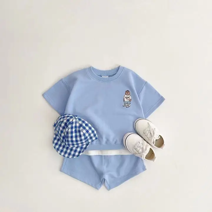 Loi Bear Comfortable Fabric Summer Two-Piece Set Special Offer Collection [No Returns or Exchanges]