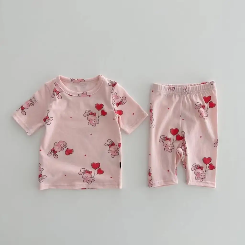 Loi Bear Comfortable Fabric Summer Two-Piece Set Special Offer Collection [No Returns or Exchanges]