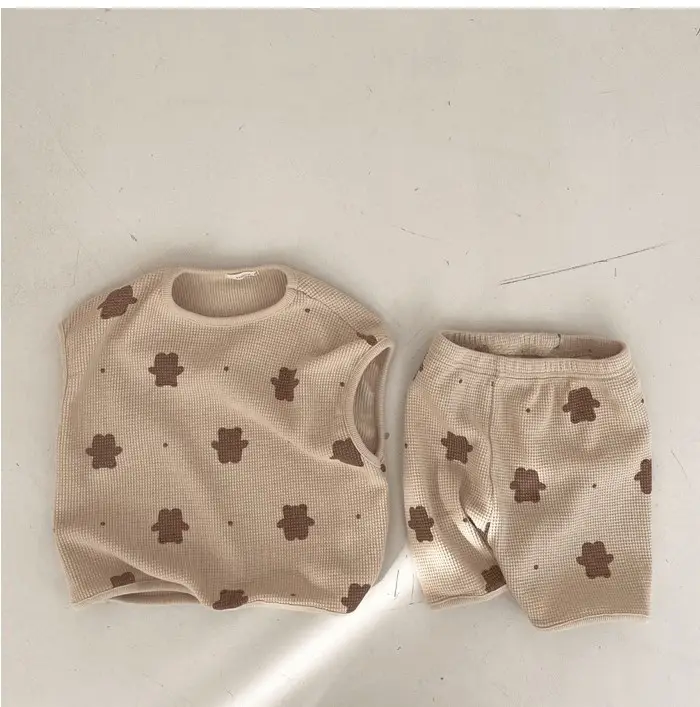 Loi Bear Comfortable Fabric Summer Two-Piece Set Special Offer Collection [No Returns or Exchanges]