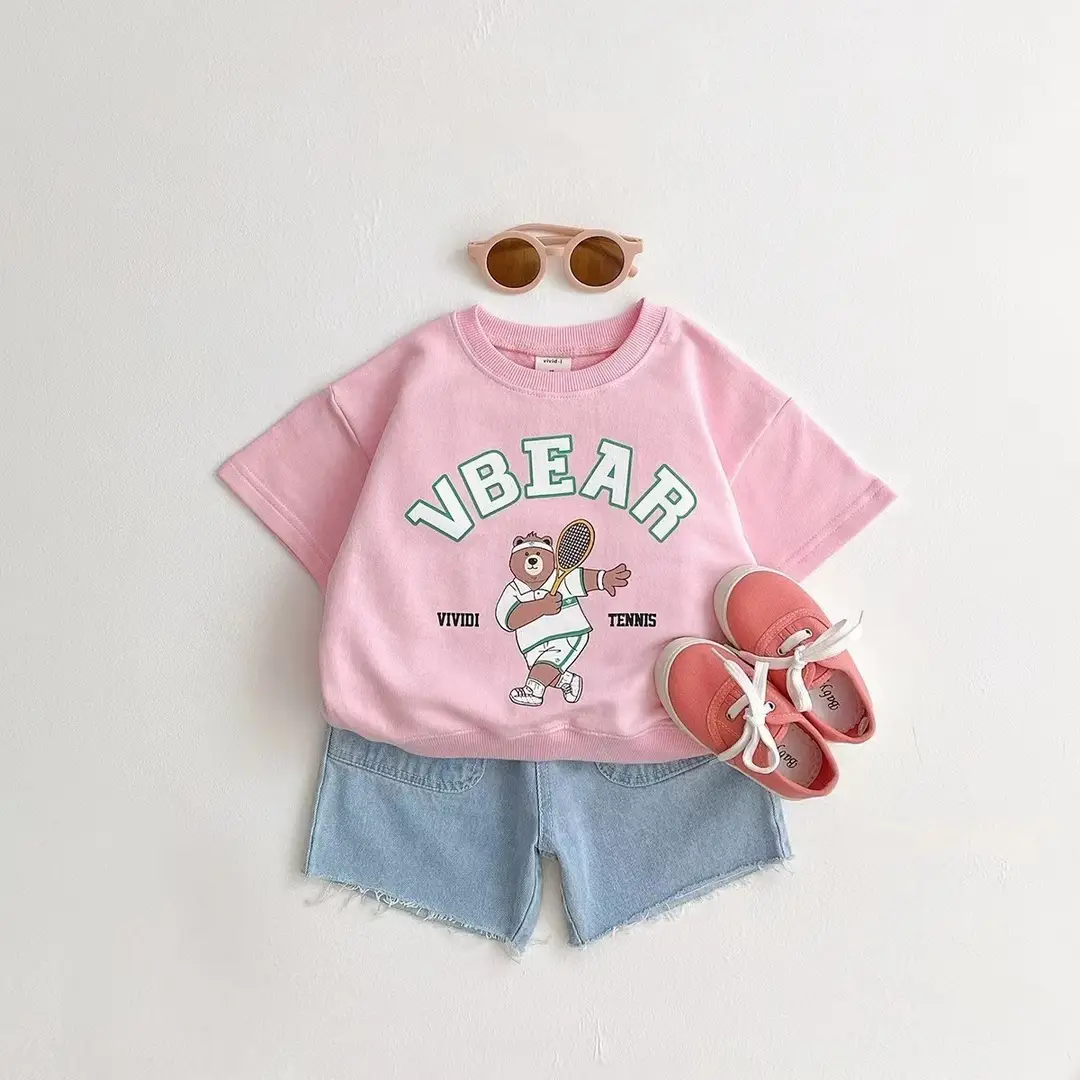 Loi Bear Comfortable Fabric Summer Two-Piece Set Special Offer Collection [No Returns or Exchanges]